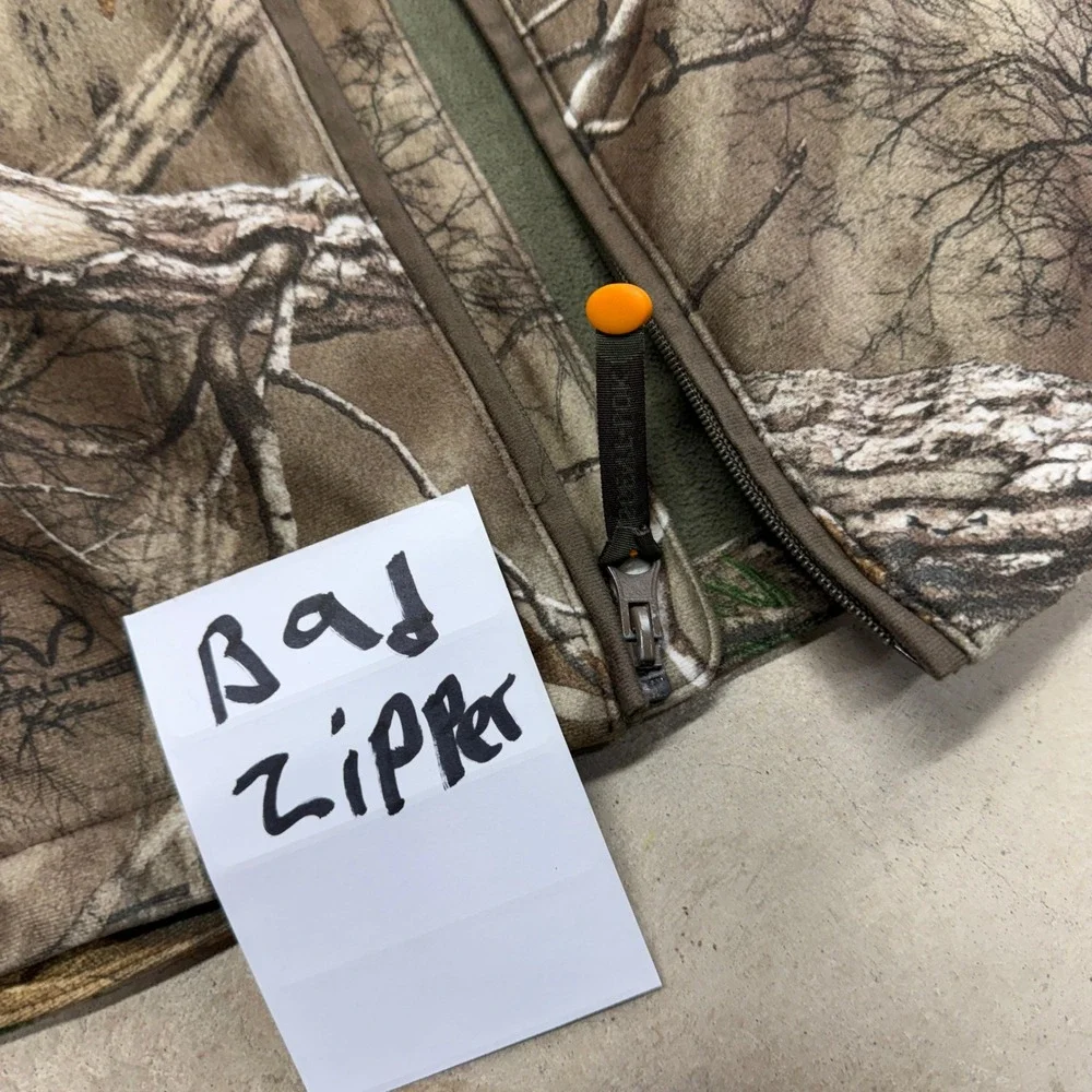 Scentlok Camo Realtree Fleece Jacket Full Zip Hunting Outdoor Men‎ Medium